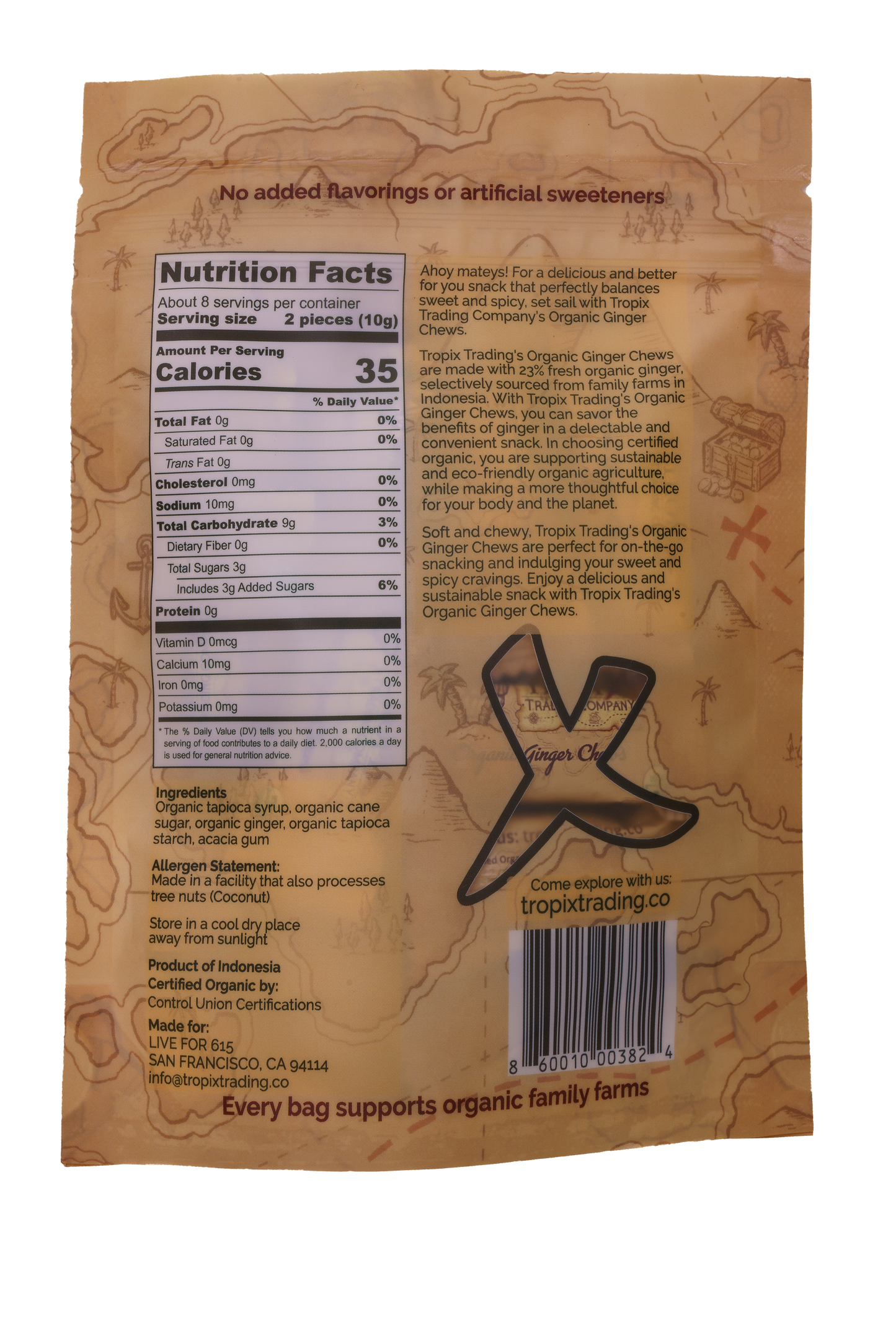 Organic Ginger Chews